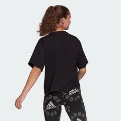 tradesports.co.uk Adidas Women's Essentials Logo Boxy T-Shirt HC9189