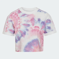 tradesports.co.uk Adidas Women's Tie Dye Cropped Tee HF4504