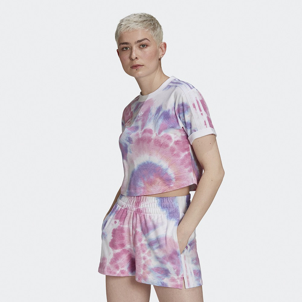 tradesports.co.uk Adidas Women's Tie Dye Cropped Tee HF4504