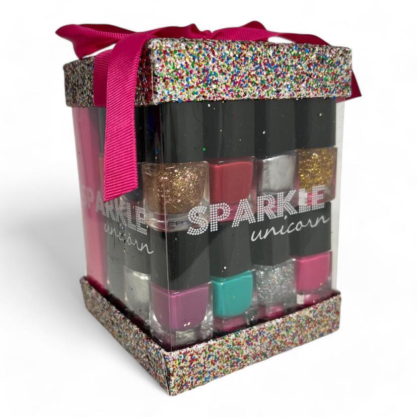 tradesports.co.uk Sparkle Unicorn 12 Piece Nail Varnish Gift Set Main image