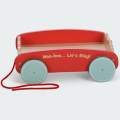 tradesports.co.uk Bing Toddlers Wooded Pull Along Cart 28 Blocks