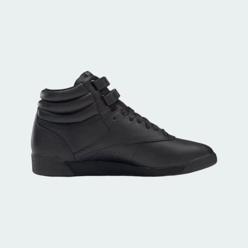 Reebok Freestyle Hi 2240 in black - inside view at the side