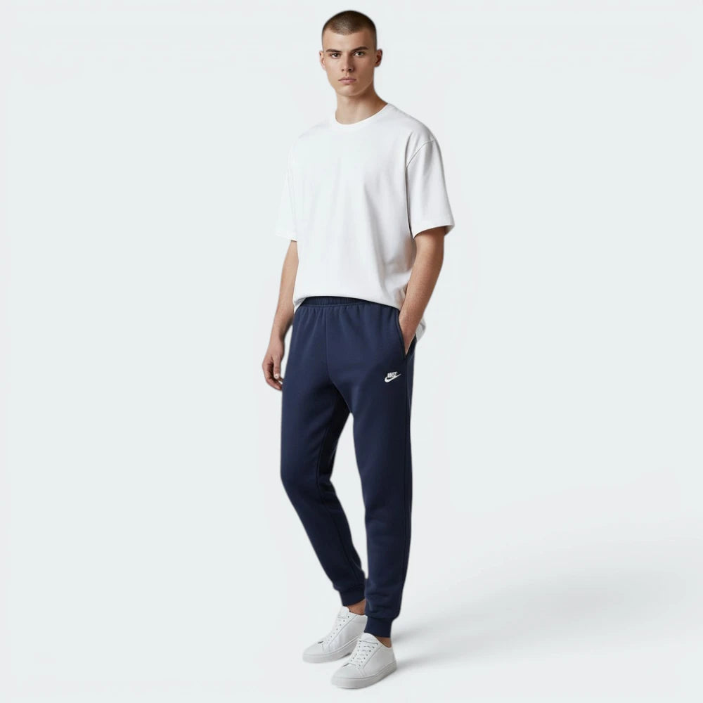 Nike Men's 3D Logo Training Fleece Track Pant Navy Size Small Main image