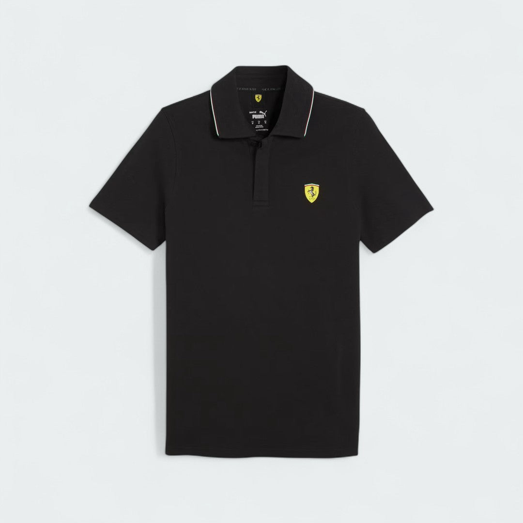 Puma X Ferrari Race Casual Polo Shirt Black 623801-01