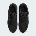 Nike Air Max Command Men's Black Trainers 629993-020 top view showing lace-up closure, padded tongue, and layered upper design