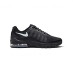 Nike Air Max Invigor Juniors Trainers Black 749572-003 side view showing mesh upper and visible Air Max unit