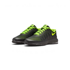 Angled shot of both Nike Invigor trainers, showcasing the lightweight silhouette and the striking neon Volt Swoosh.