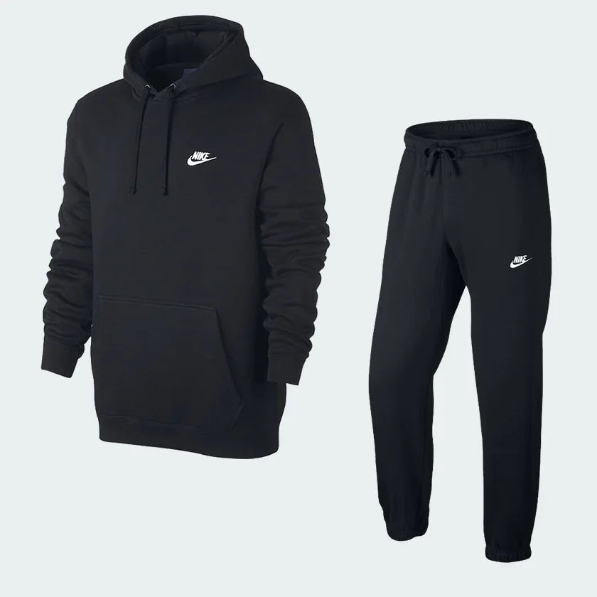 nike track pants and hoodie
