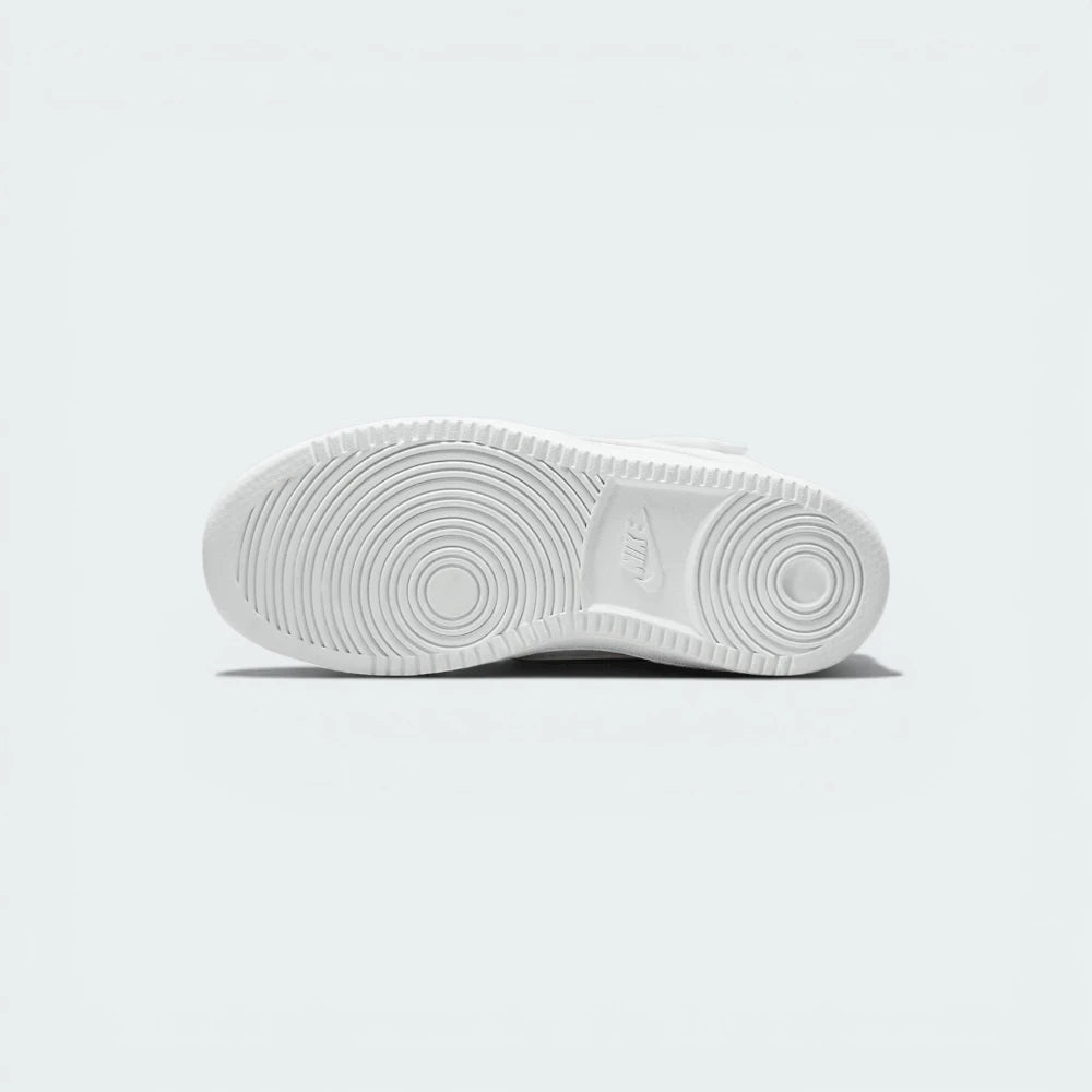 View of the flat rubber cupsole, showcasing the traction pattern designed for stability on various surfaces.
