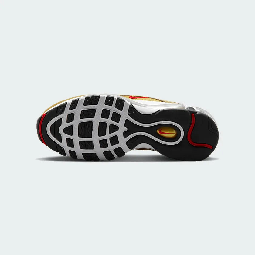 Nike Air Max 97 OG Metallic Gold Junior Running Trainers 918890-700 Secondary image