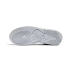 View of the outsole of the Jordan Flight Origin 4 Men's grey basketball shoes, showing the durable rubber tread pattern for multi-directional traction.