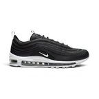 Nike Air Max 97 Men's Trainers 921826-001 side view showing black ripple design and full-length Air unit