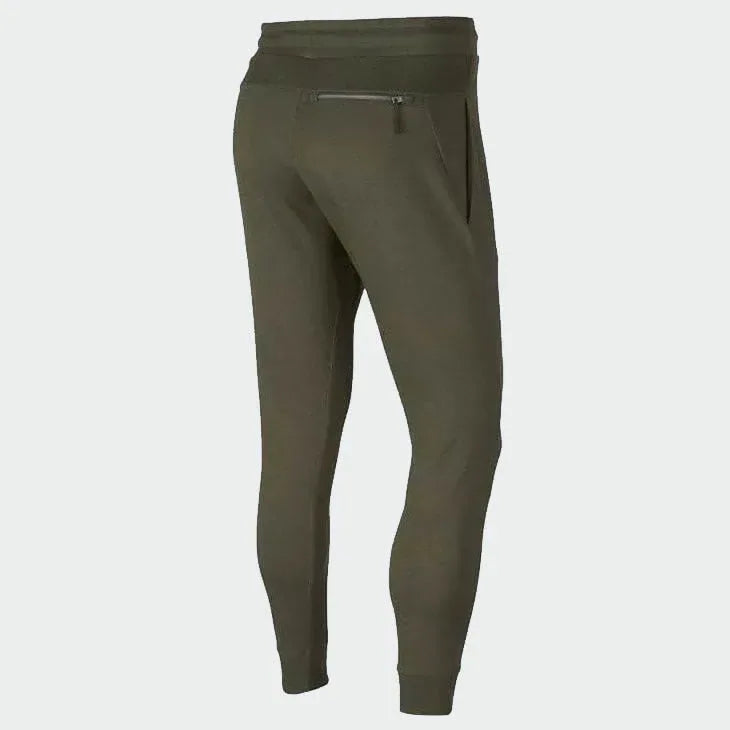 Nike NSW Optic Tracksuit in olive green, back view of track pants