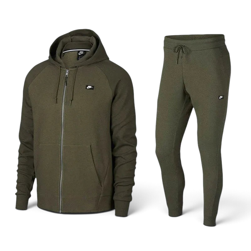 Nike NSW Optic Fleece Tracksuit Men's Green 928475 395 Secondary image