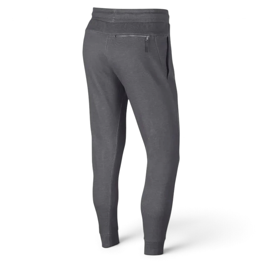 Nike Optic Zip Suit in slate grey featuring the back of the pants