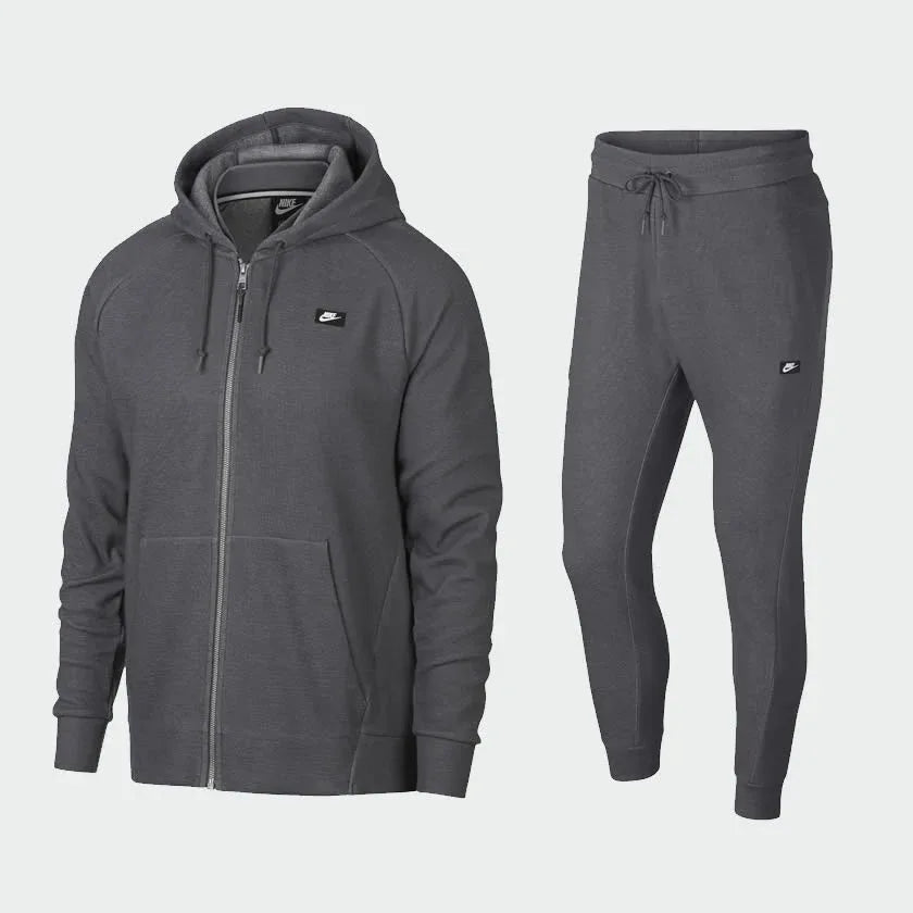 Nike NSW Optic Fleece Tracksuit Men's Grey 928475 021 Secondary image