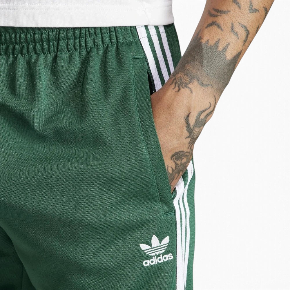 A close-up of the secure zip pocket construction and the precision-stitched seams.