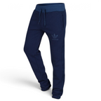Emphasising the locked-in ankle cuffs and the professional "Collegiate Navy" colour depth.
