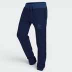 Emphasising the locked-in ankle cuffs and the professional "Collegiate Navy" colour depth.