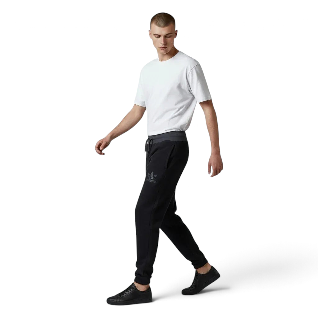 Focuses on the tightly stitched elastic ribbing and the professional alignment of the internal drawcord engineered for a custom, locked-in fit.