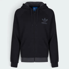Focuses on the unique fat lace hardware and the professional finish of the full-zip teeth.