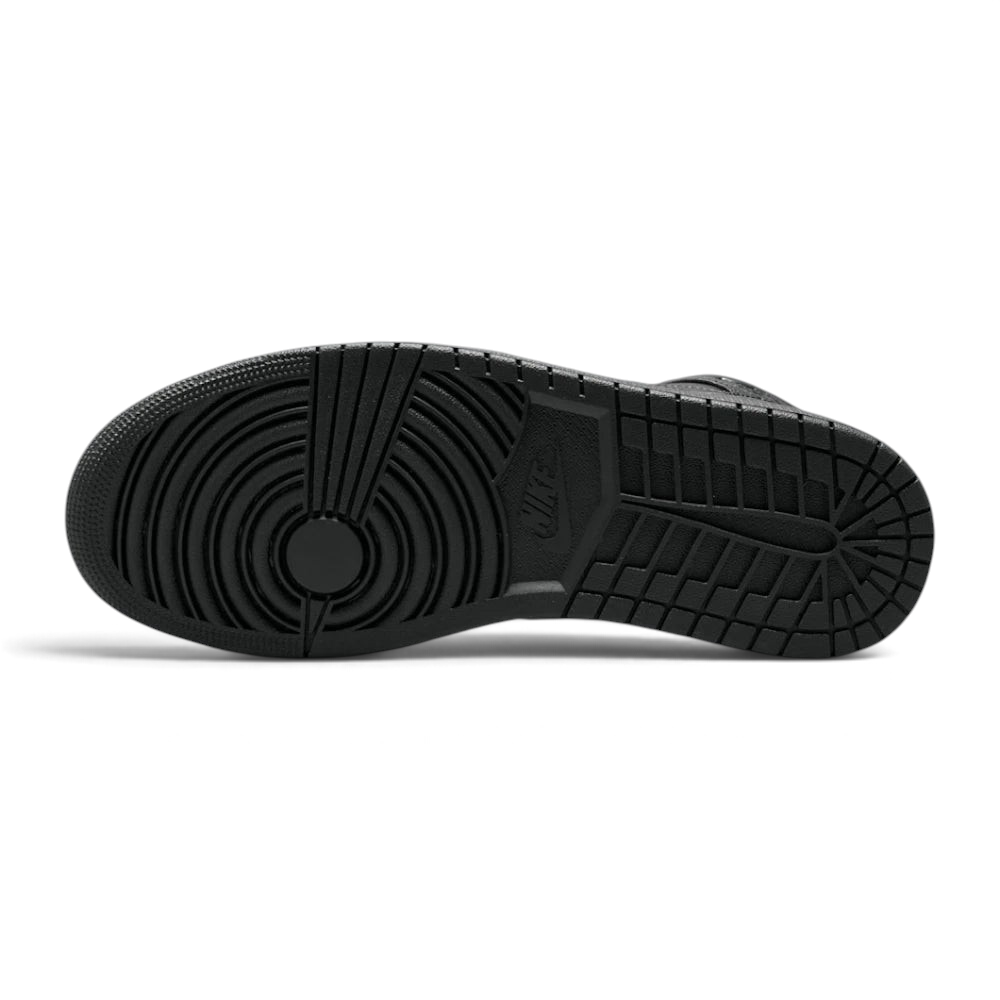 Air Jordan 1 Mid Men's "Triple Black" Trainers 554724 093 Secondary image