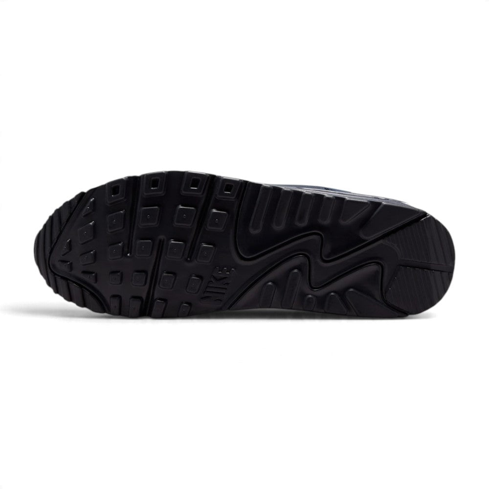 Bottom profile of the shoe displaying the rugged Waffle rubber outsole tread pattern designed for street and trail grip.