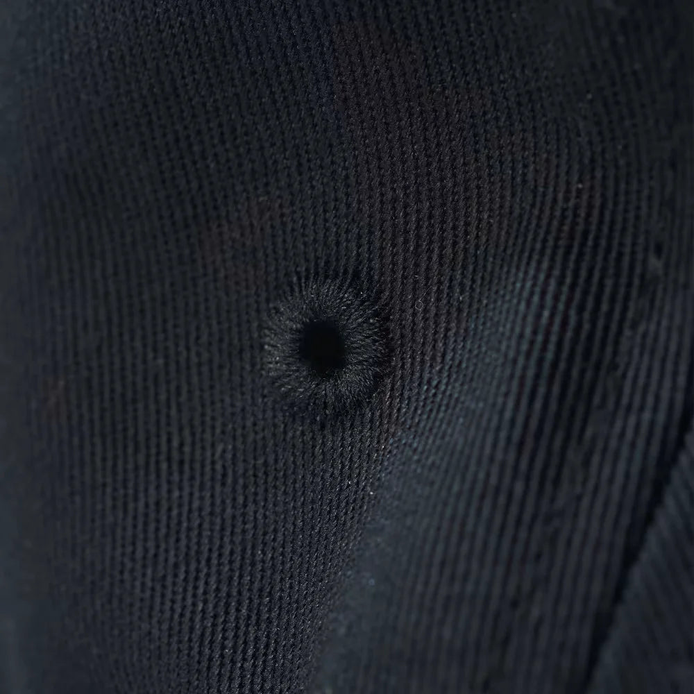 Close-up of a ventilation hole
