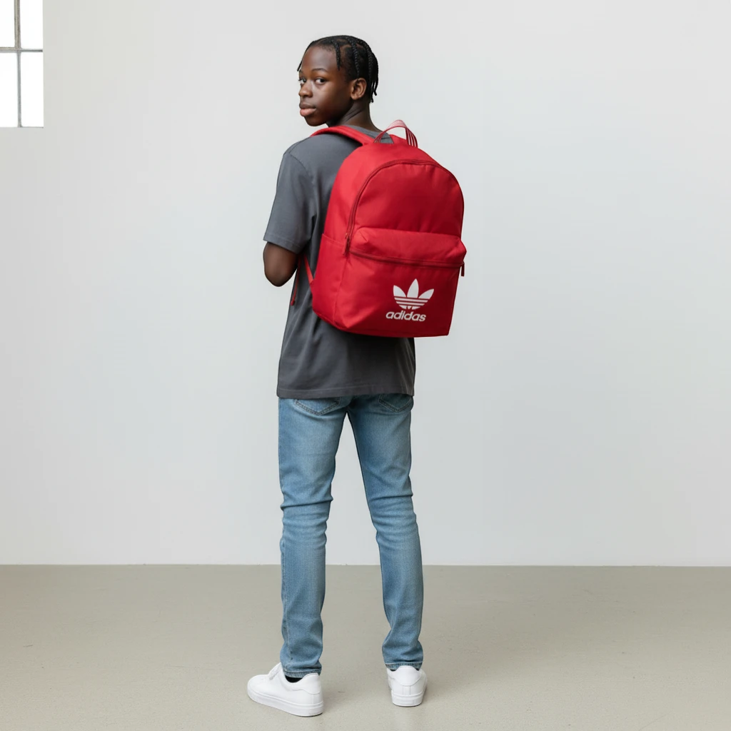 Adidas Classic Adicolor Backpack Team Victory Red IX7455 Secondary image