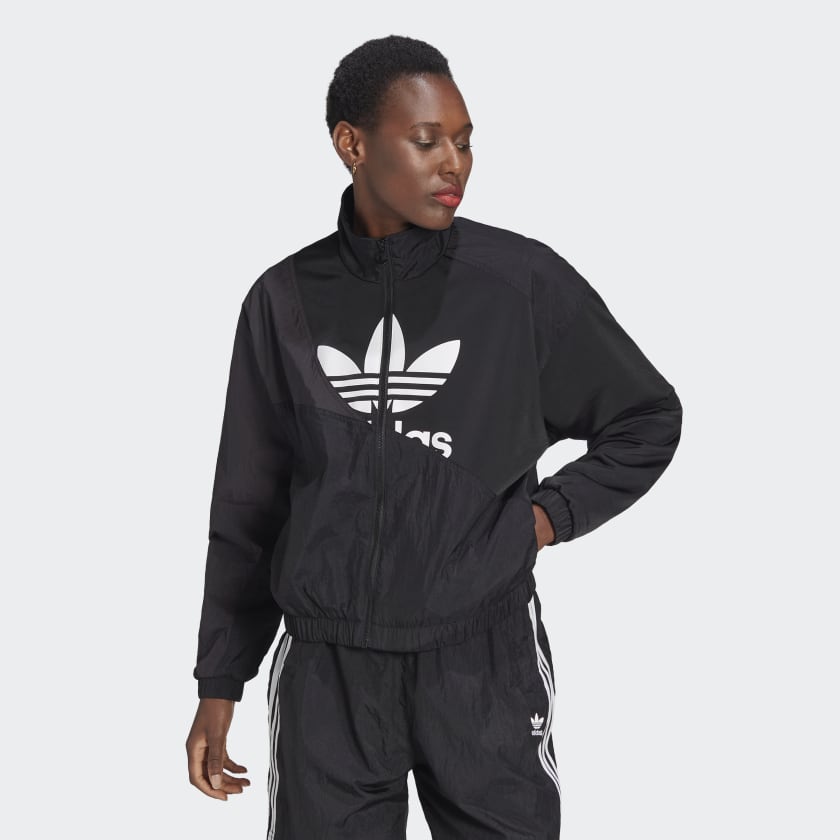 Adidas Women s Adicolor Split Trefoil Track Top HC7056 Trade Sports