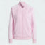 Adidas Adicolor Classics Superstar Track Jacket in orchid fusion pink, front view showing full zip, stand-up collar, white 3-Stripes on sleeves, and embroidered Trefoil logo.