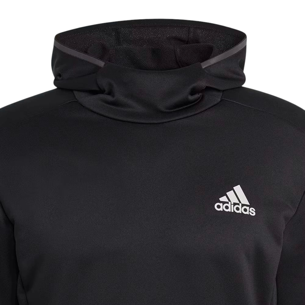 Focuses on the locked-in zipperless hood and the professional NASA branding.
