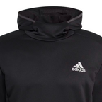 Focuses on the locked-in zipperless hood and the professional NASA branding.