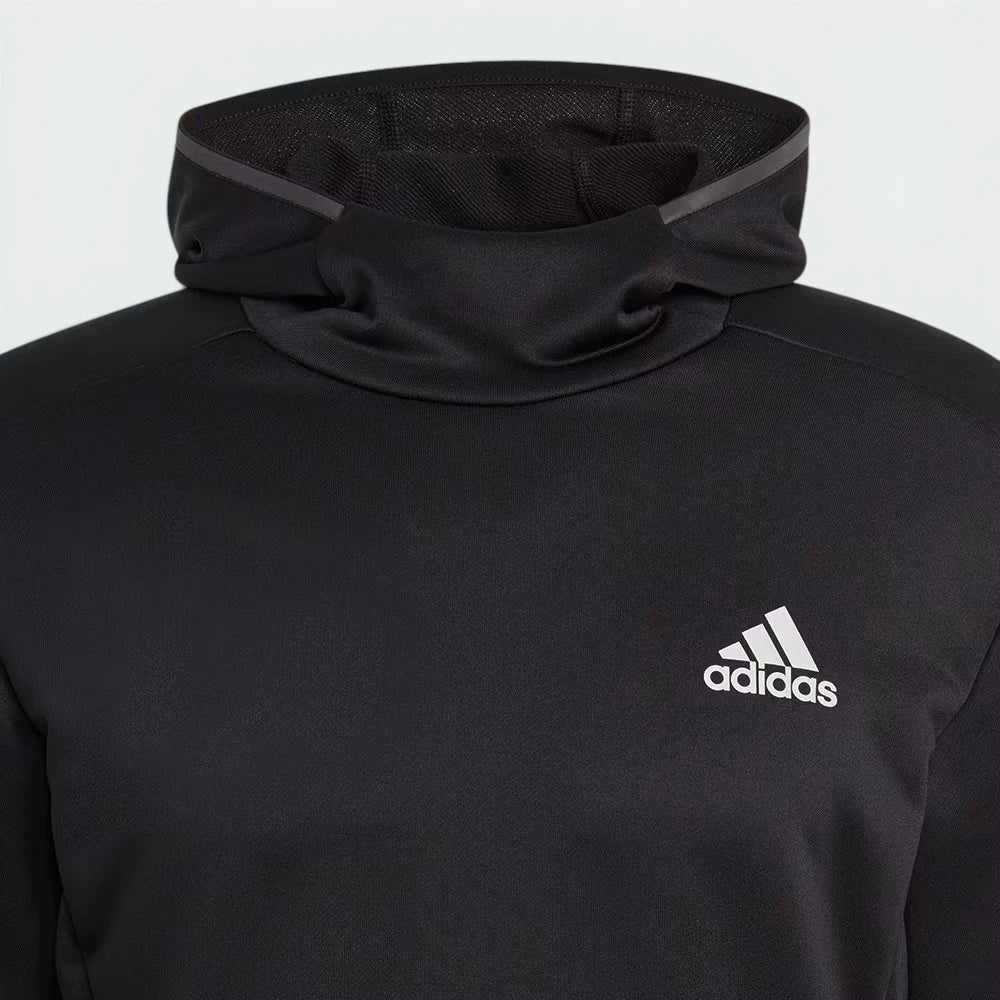 Focuses on the locked-in zipperless hood and the professional NASA branding.