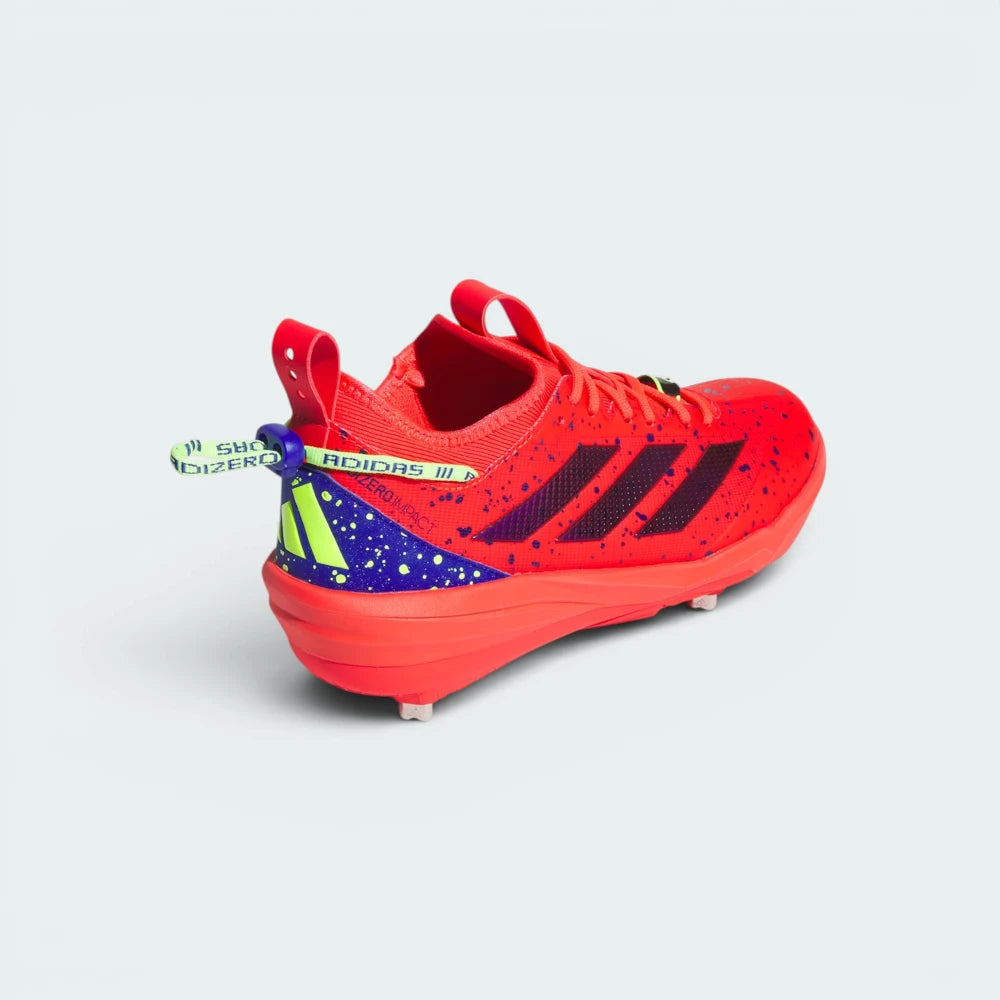 Focuses on the contoured shape of the molded heel counter, highlighting the light-catching quality of the reflective, shades-inspired overlays.