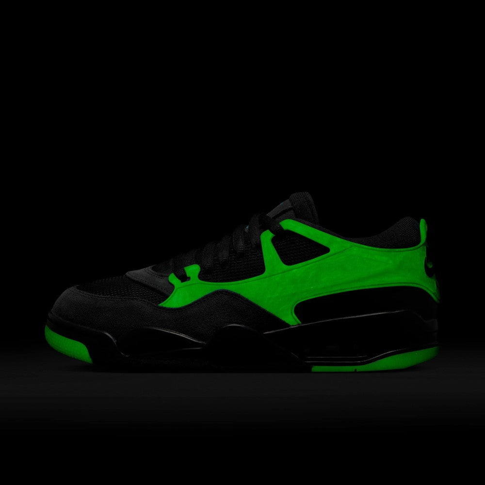Fluorescent effect the shoes have in the dark