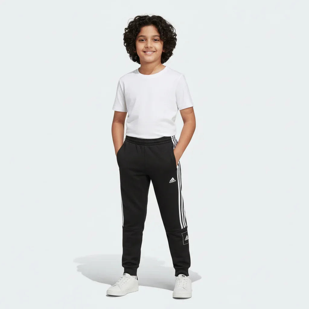 Adidas Older Kids Athletics Club French Terry Track Pants Black FM4832 Main image