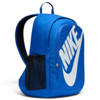 Three-quarter view of the bag, emphasizing the vibrant blue colourway and the sturdy top haul loop.