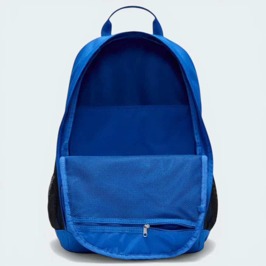 Main compartment of the backpack opened with mesh inner pocket