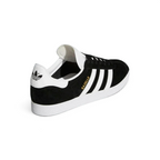 Back view of adidas Originals Gazelle Men's shoes with white heel tab and adidas Trefoil logo