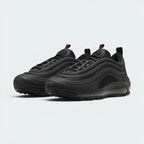 Emphasising the low-slung fluid silhouette and the professional distribution of the high-contrast white foam mid-layer.