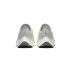 Rear view of the Nike Air Zoom Pegasus 37 Men's grey running trainers, focusing on the supportive heel collar and design for smooth transitions.