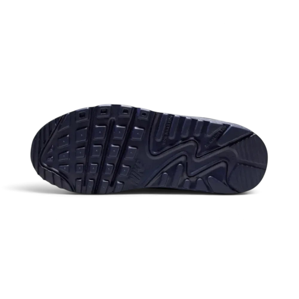 Nike Air Max 90 Leather Casual Trainers Navy CD6864 701 Secondary image
