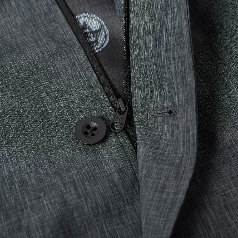 Trade Sports Adidas Originals x United Arrows & Sons urban jacket featuring grey technical fabric and zipper detail
