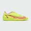 Nike Mercurial Vapor 14 Club IC men's indoor football boot in volt/black/crimson, side profile showing sleek design and non-marking sole.