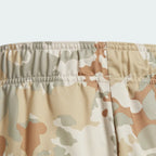 Waistband of the interior tricot lining, detailing the soft-touch recycled material and the official Adidas branding.