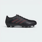 Highlights the high-velocity "Lucid Red" branding and the professional leather-effect grain.