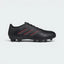 Highlights the high-velocity "Lucid Red" branding and the professional leather-effect grain.