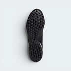 Displays the technical lugged pattern designed for unreal artificial turf traction.