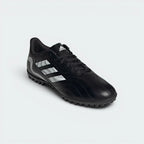 Emphasising the locked-in regular fit and the professional "Core Black" colour depth.